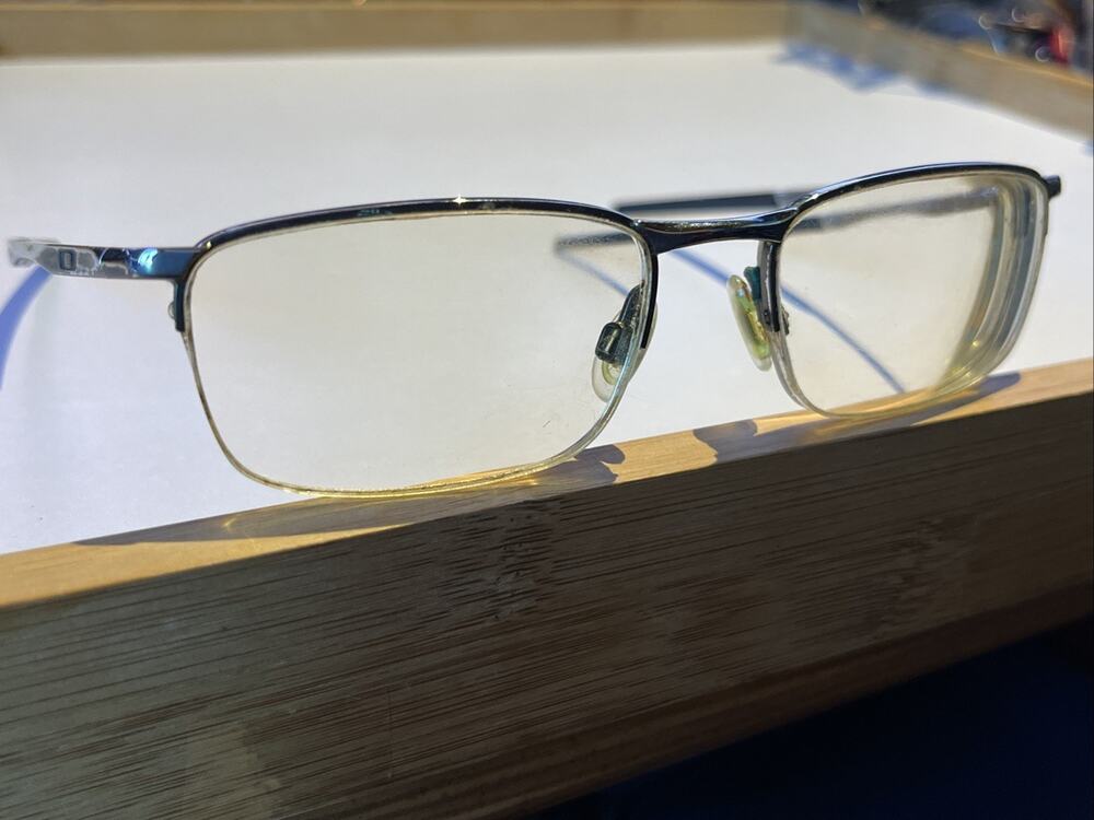Oakley Barrelhouse 0.5 Pewter Eyeglasses OX3174-0253 53-18-139 Half Frames Only